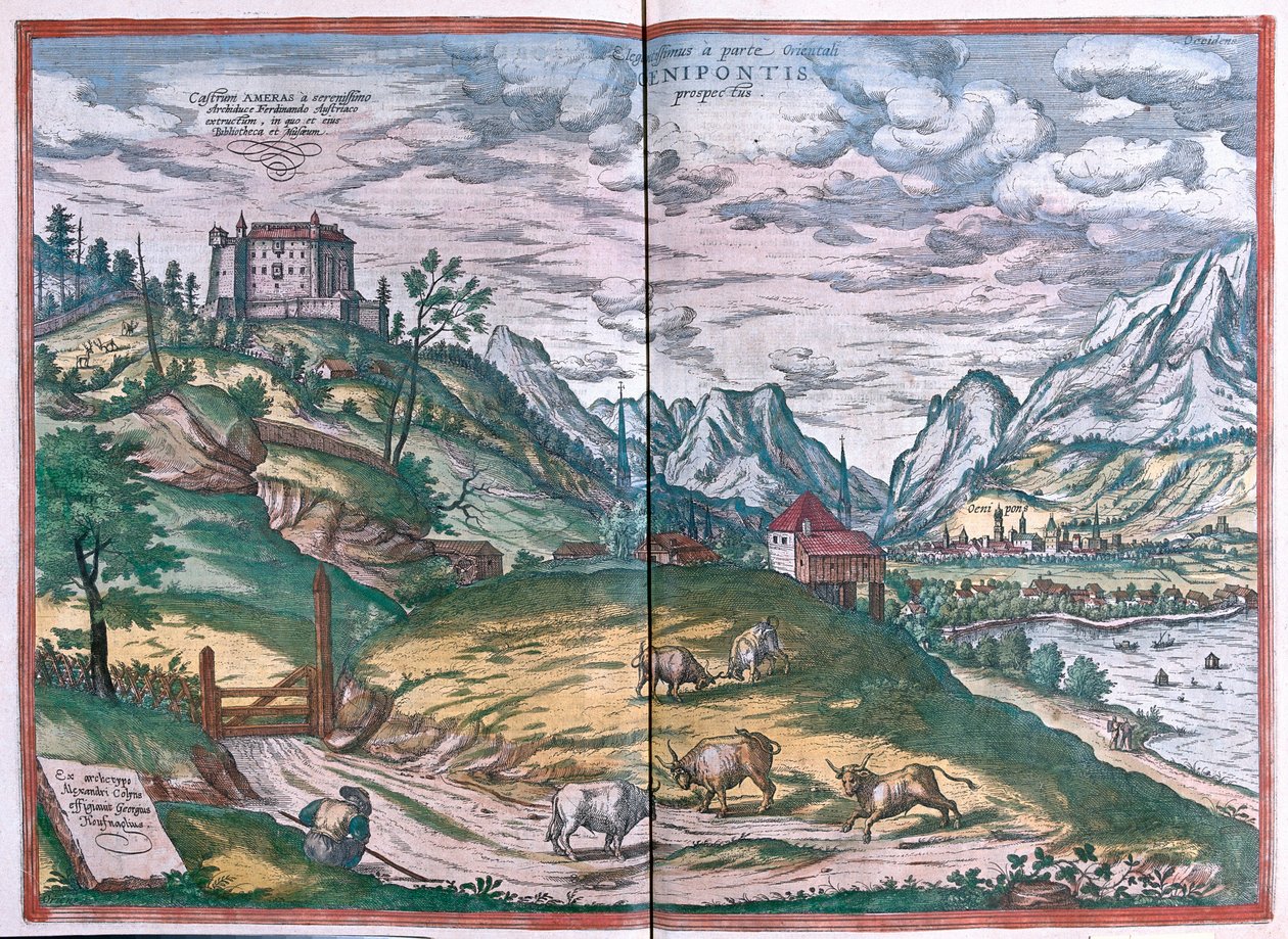 Innsbruck, Oostenrijk door Franz Hogenberg