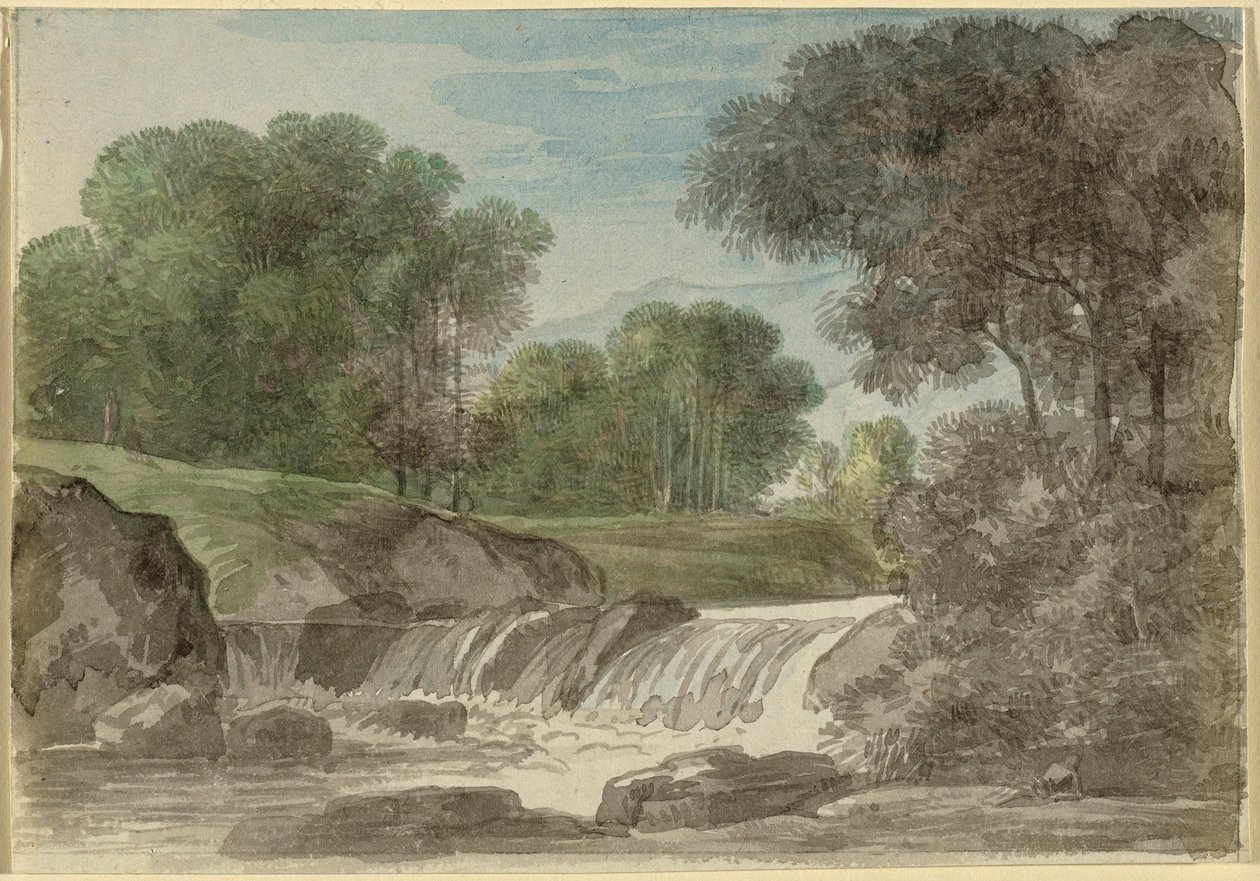 Boomlandschap door Franz Kobell
