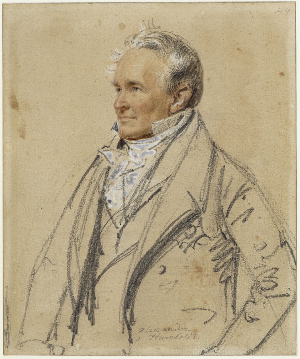 Alexander von Humboldt door Franz Krüger