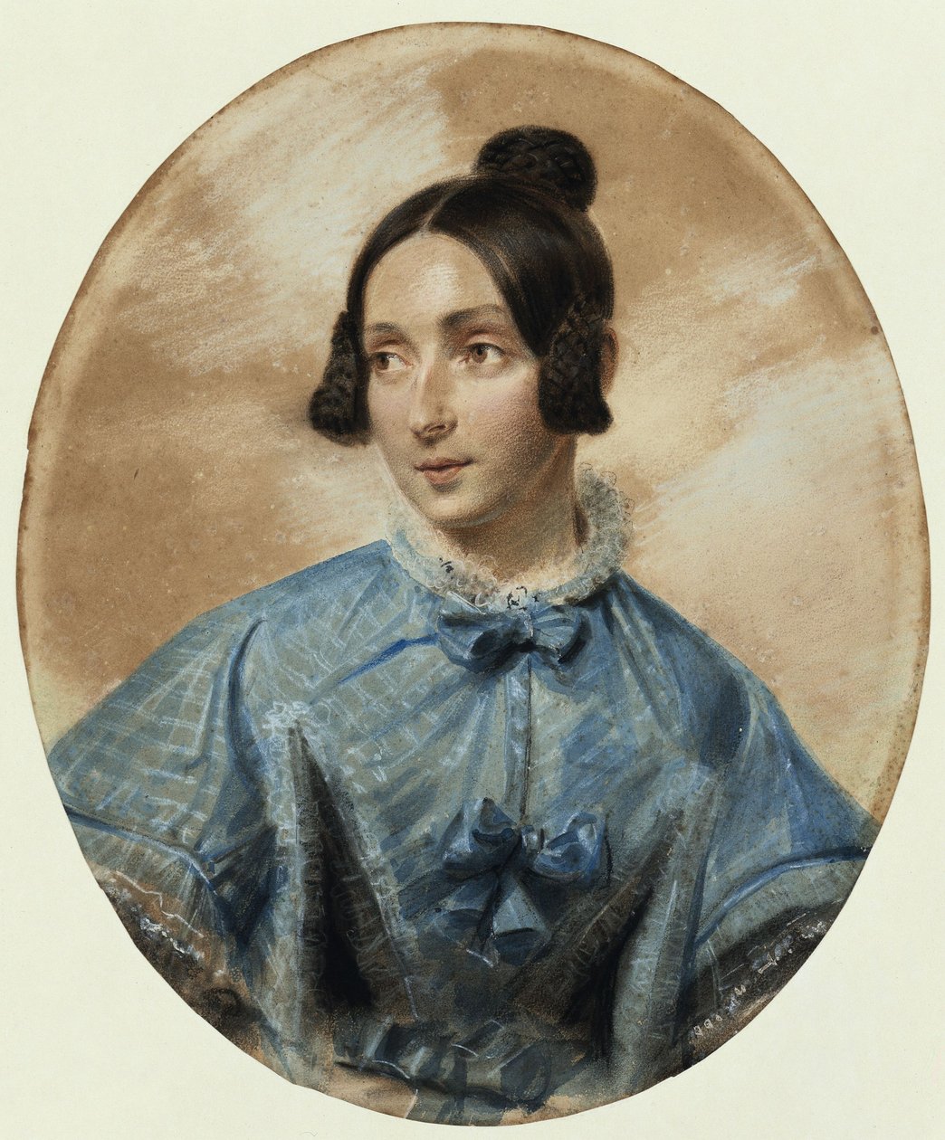 Amalie Wichmann, geboren Feilner door Franz Krüger