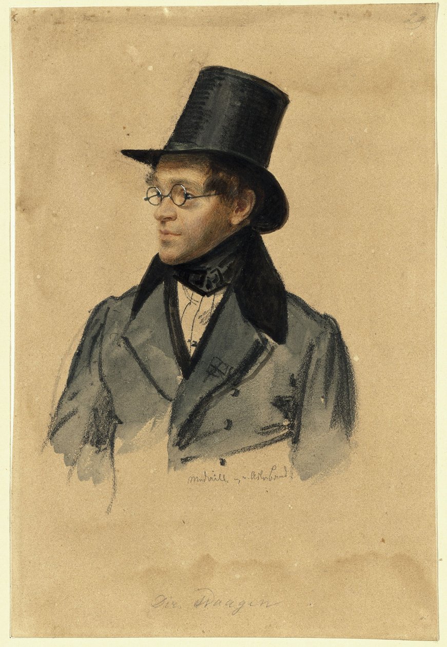 Gustav Friedrich Waagen door Franz Krüger