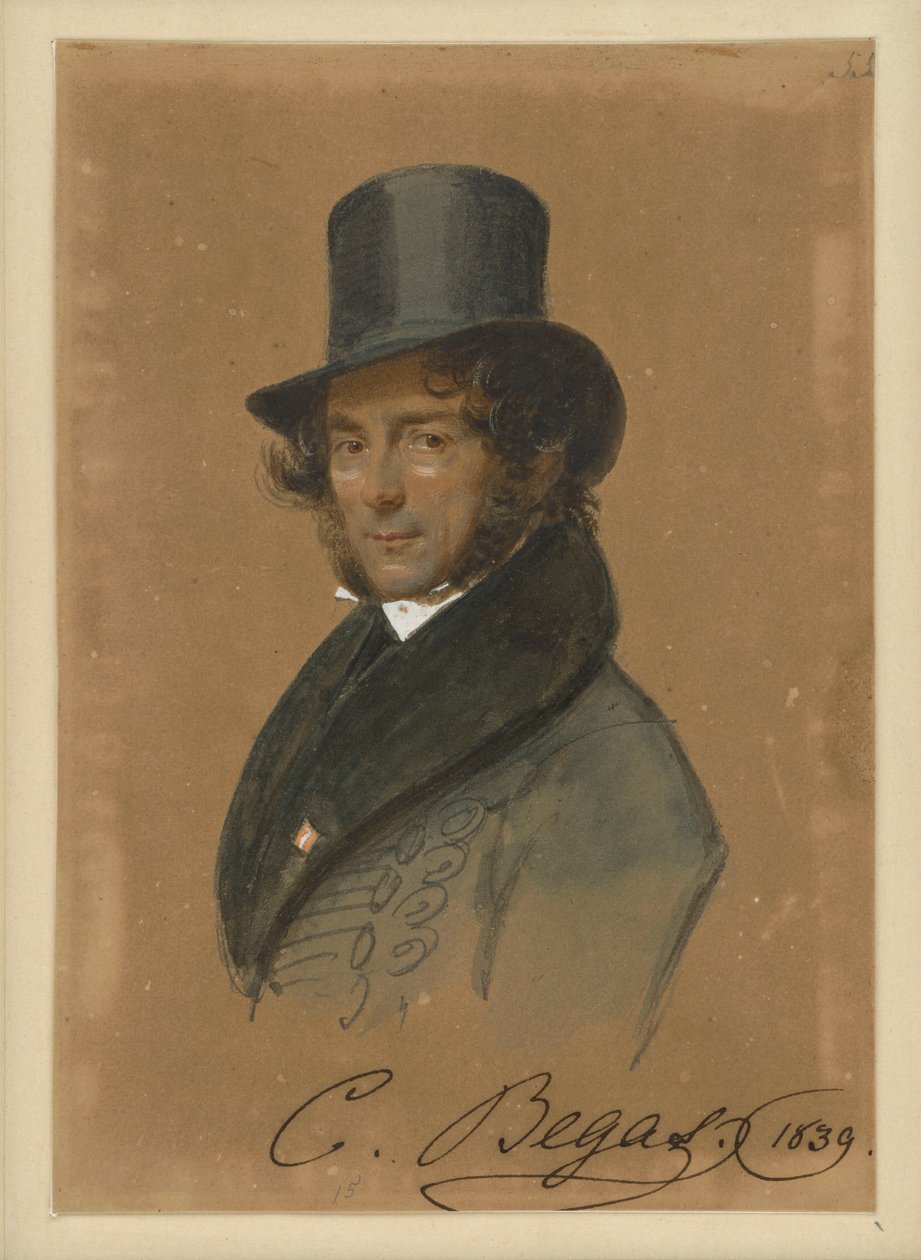 Karl Begas door Franz Krüger