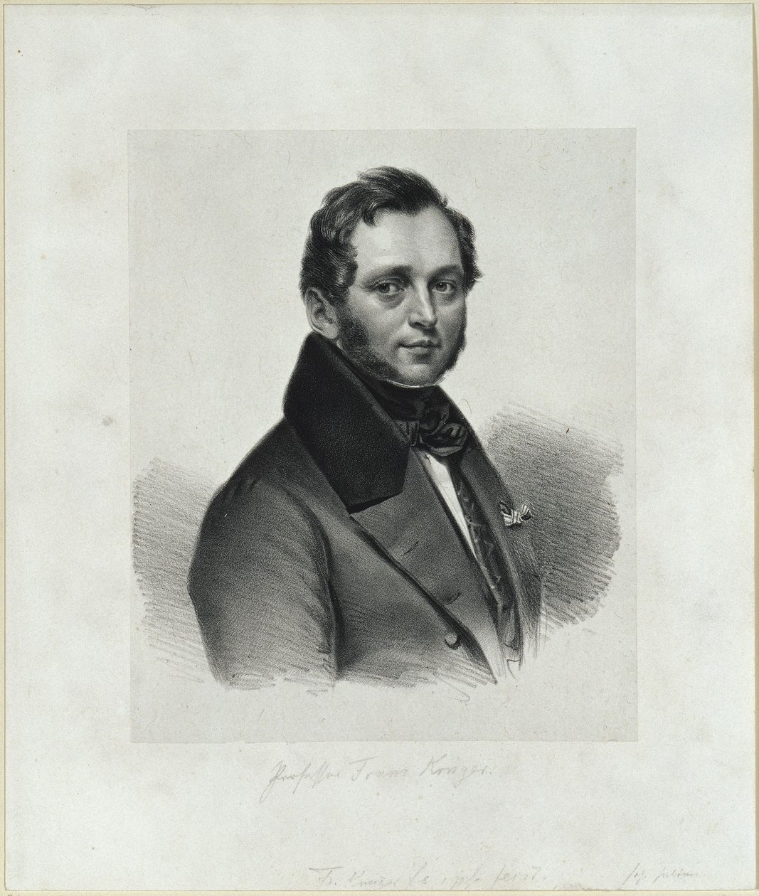 Zelfportret door Franz Krüger