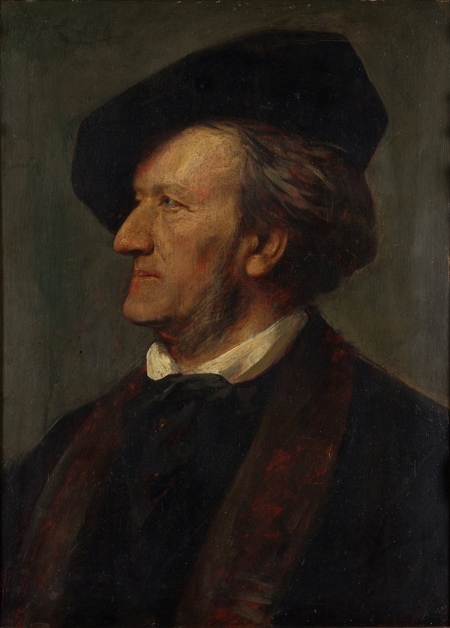 Portret van de componist Richard Wagner door Franz von Lenbach