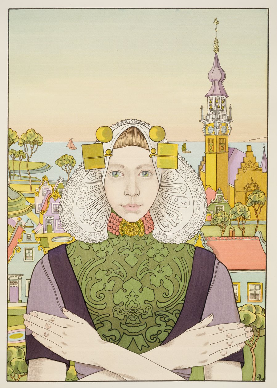 Nederlands meisje, 1897, uit L