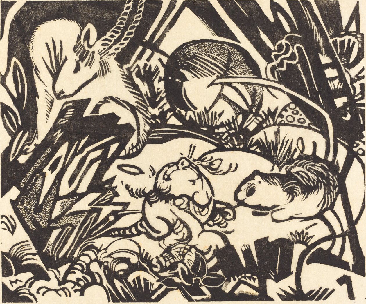 Dierenlegende door Franz Marc