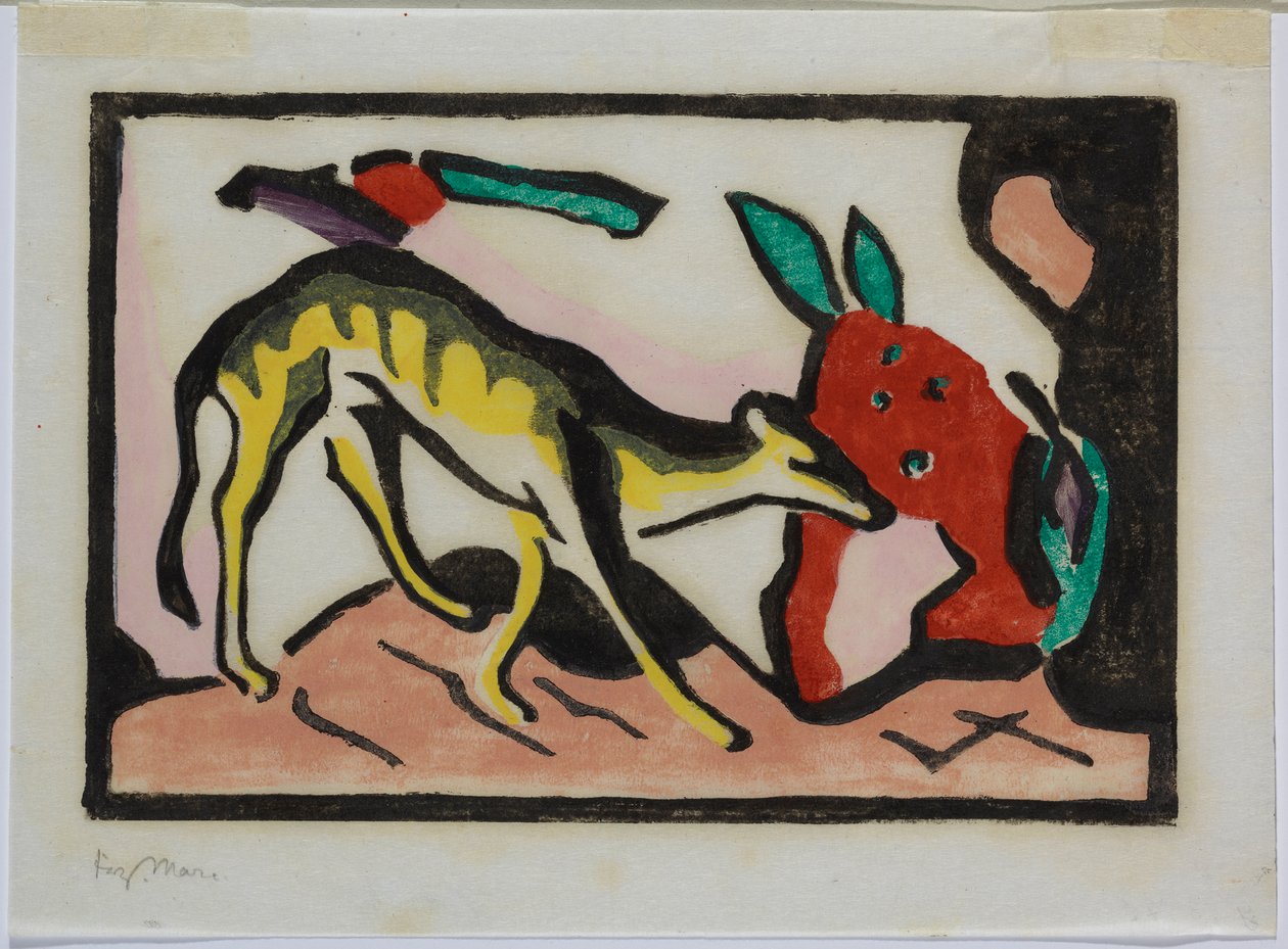 Fabeldier door Franz Marc