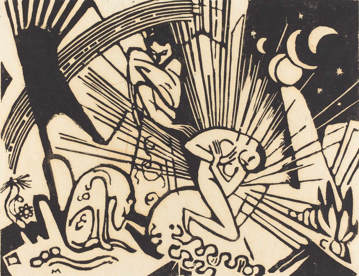 Verzoening door Franz Marc