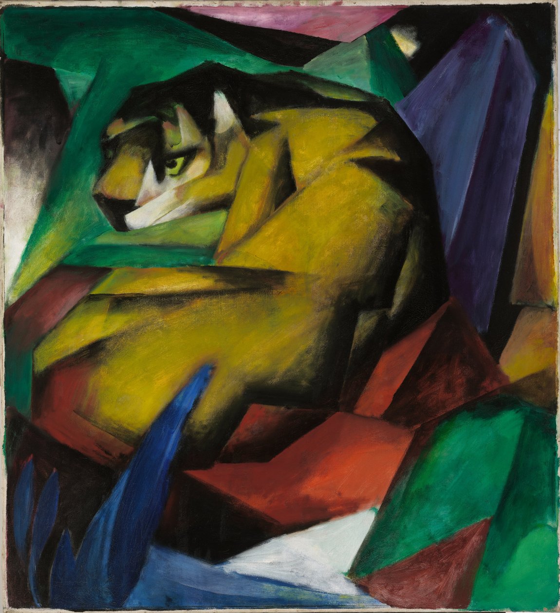 De tijger door Franz Marc
