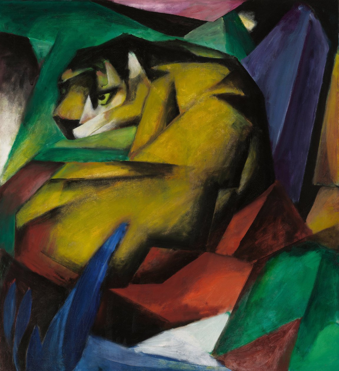 De tijger door Franz Marc