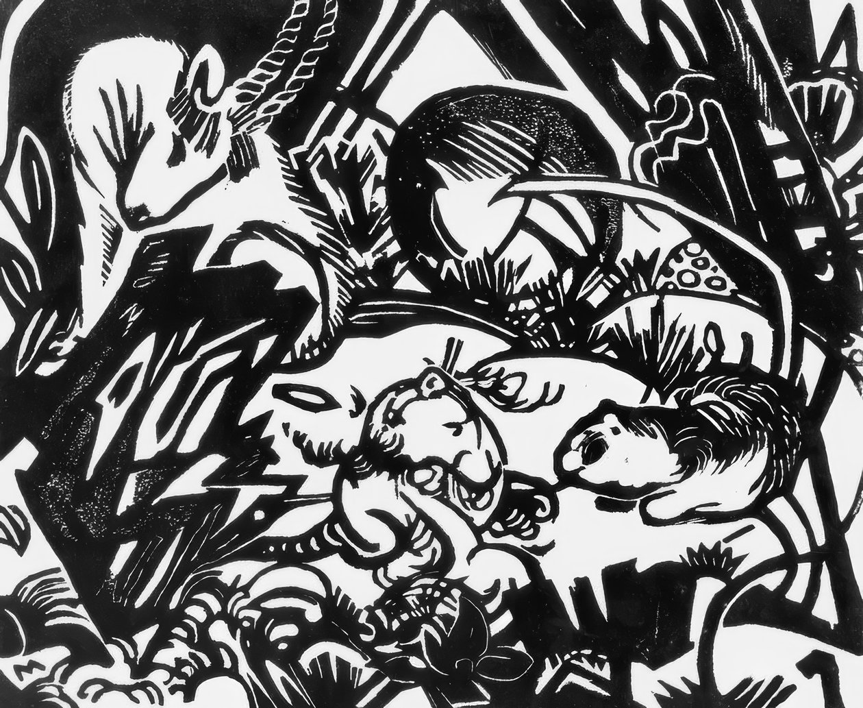 Dierenlegende door Franz Marc