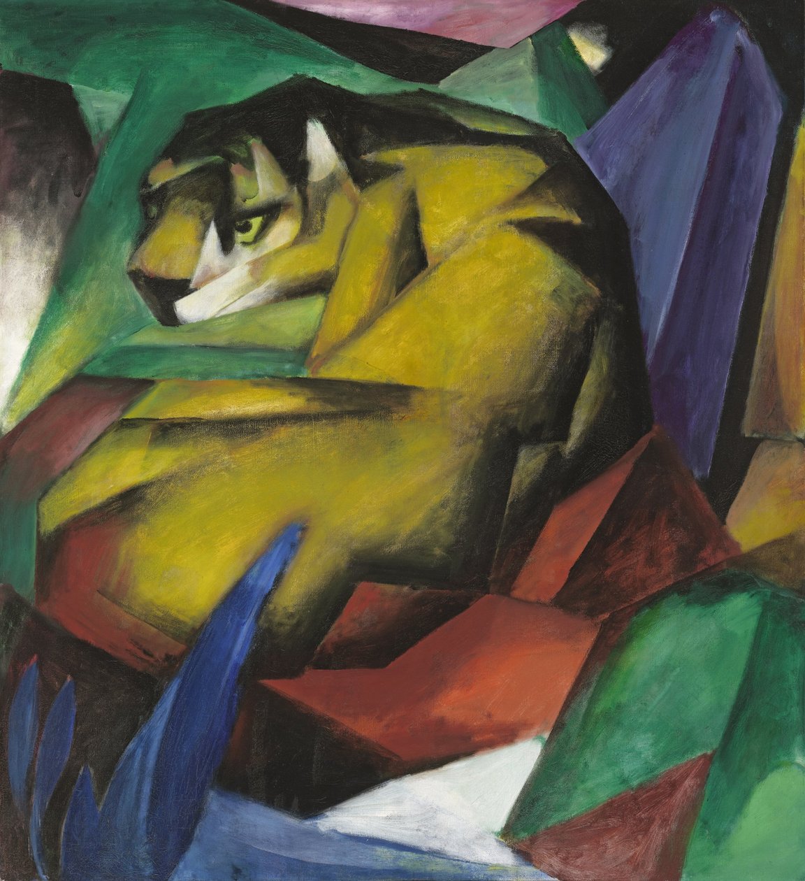 Tijger door Franz Marc