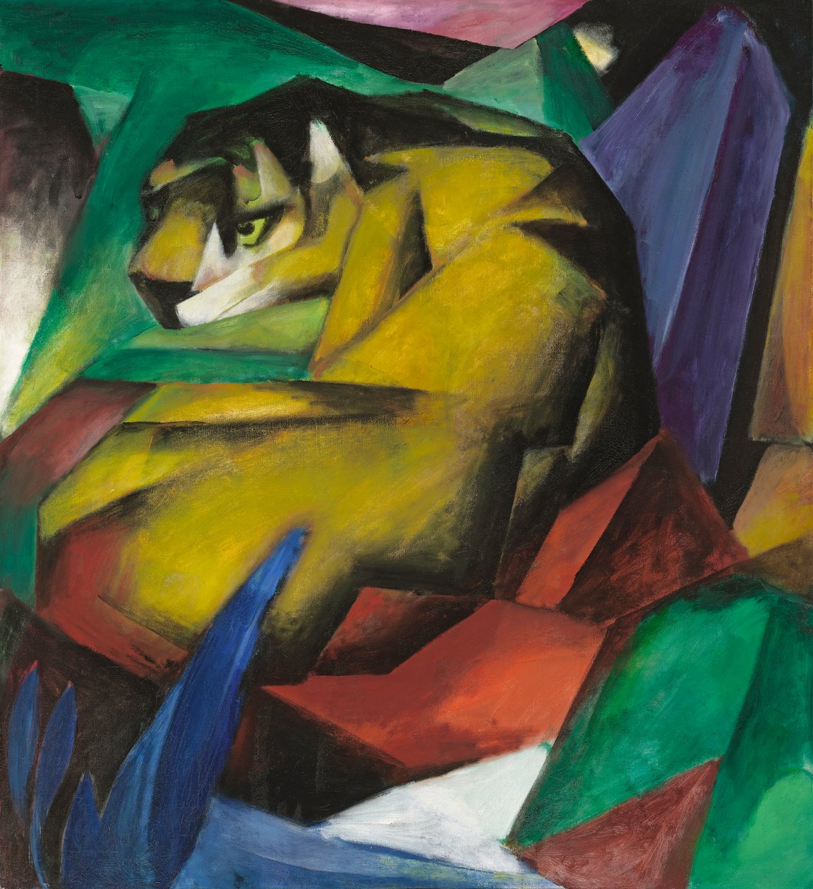 Tijger door Franz Marc