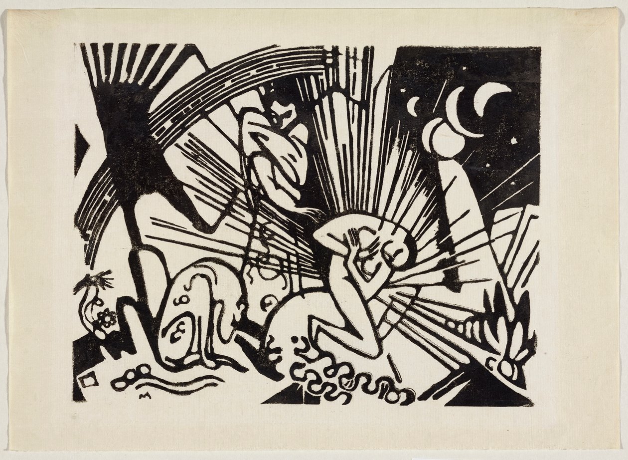 Verzoening door Franz Marc