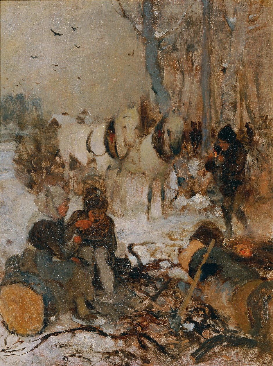 Winter door Franz Rumpler