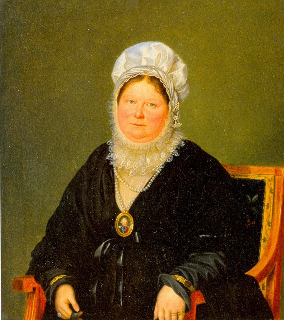 Franz S Stirnbrand - Koningin Charlotte Mathilde (1827, KGdHW199) door Franz Seraph Stirnbrand