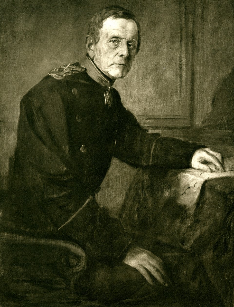 Helmuth von Moltke de Oudere door Franz Seraph von Lenbach