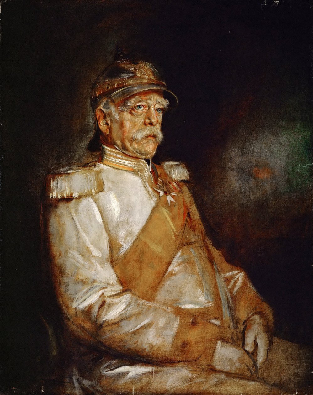 Portret van Otto von Bismarck door Franz Seraph von Lenbach