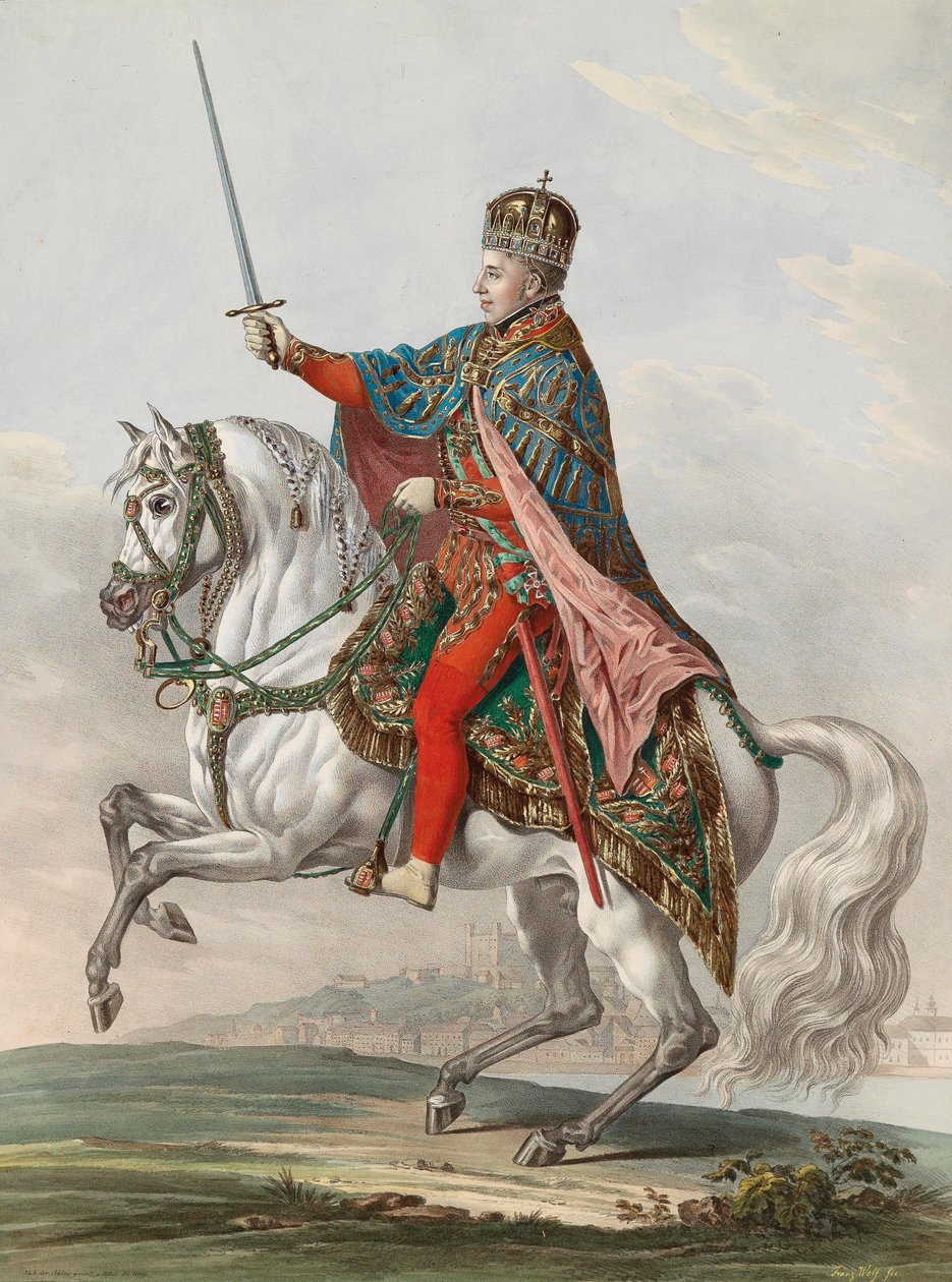 Keizer Ferdinand I van Oostenrijk door Franz Wolf