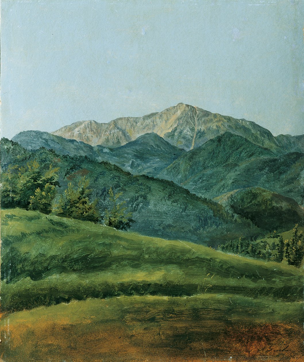 De Schneeberg door Franz Xaver Gruber