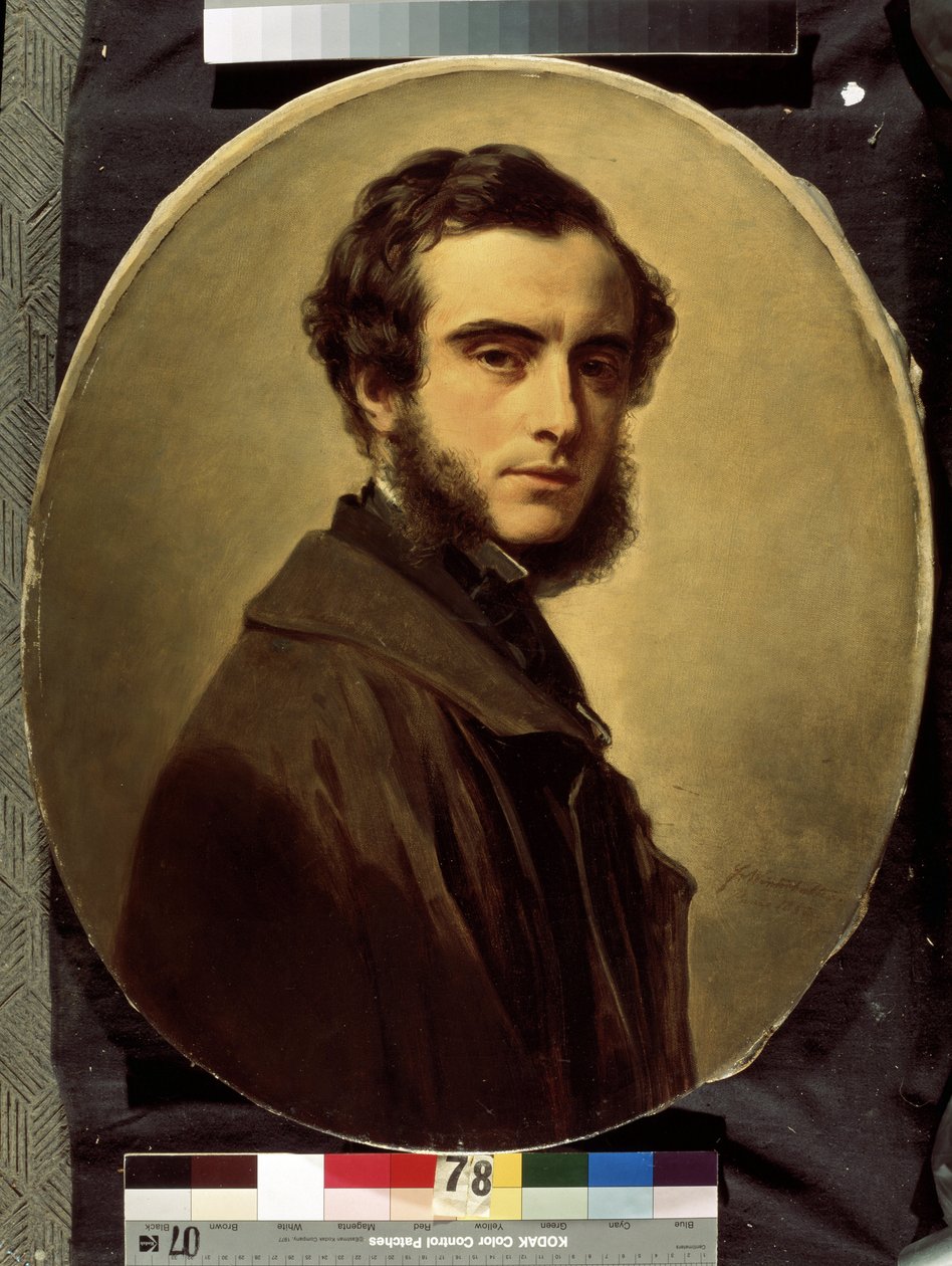 Portret van graaf Pavel P. Shuvalov door Franz Xaver Winterhalter