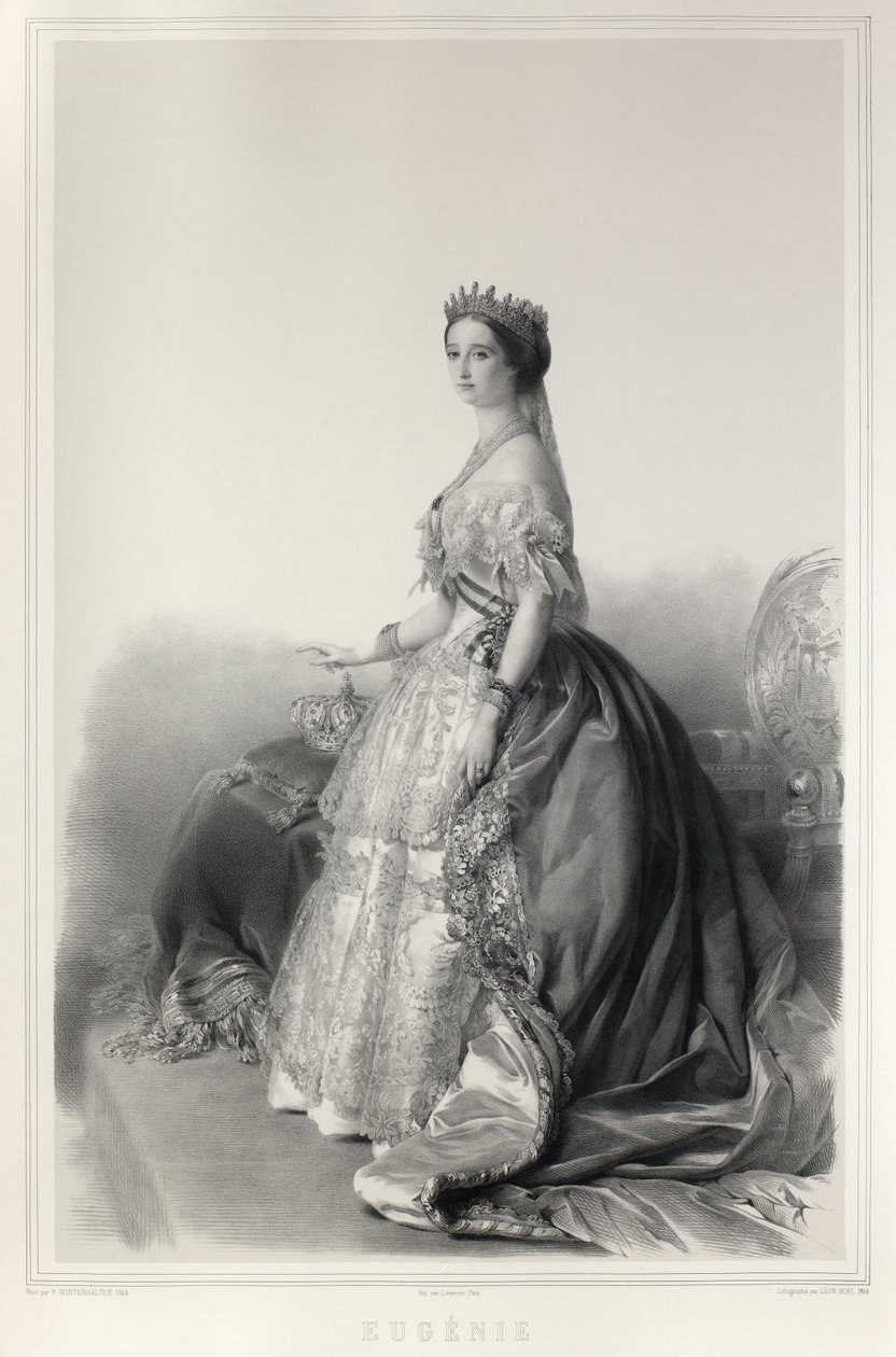 Portret van keizerin Eugenie door Franz Xaver Winterhalter