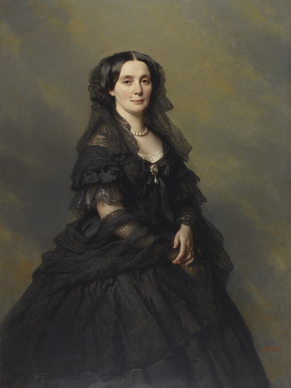 Princess Kotschoubey door Franz Xaver Winterhalter
