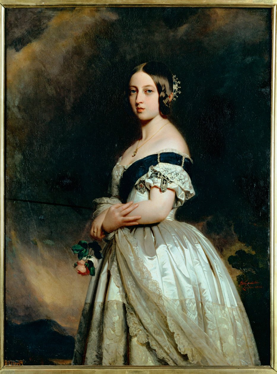 Koningin Victoria van Engeland ... door Franz Xaver Winterhalter