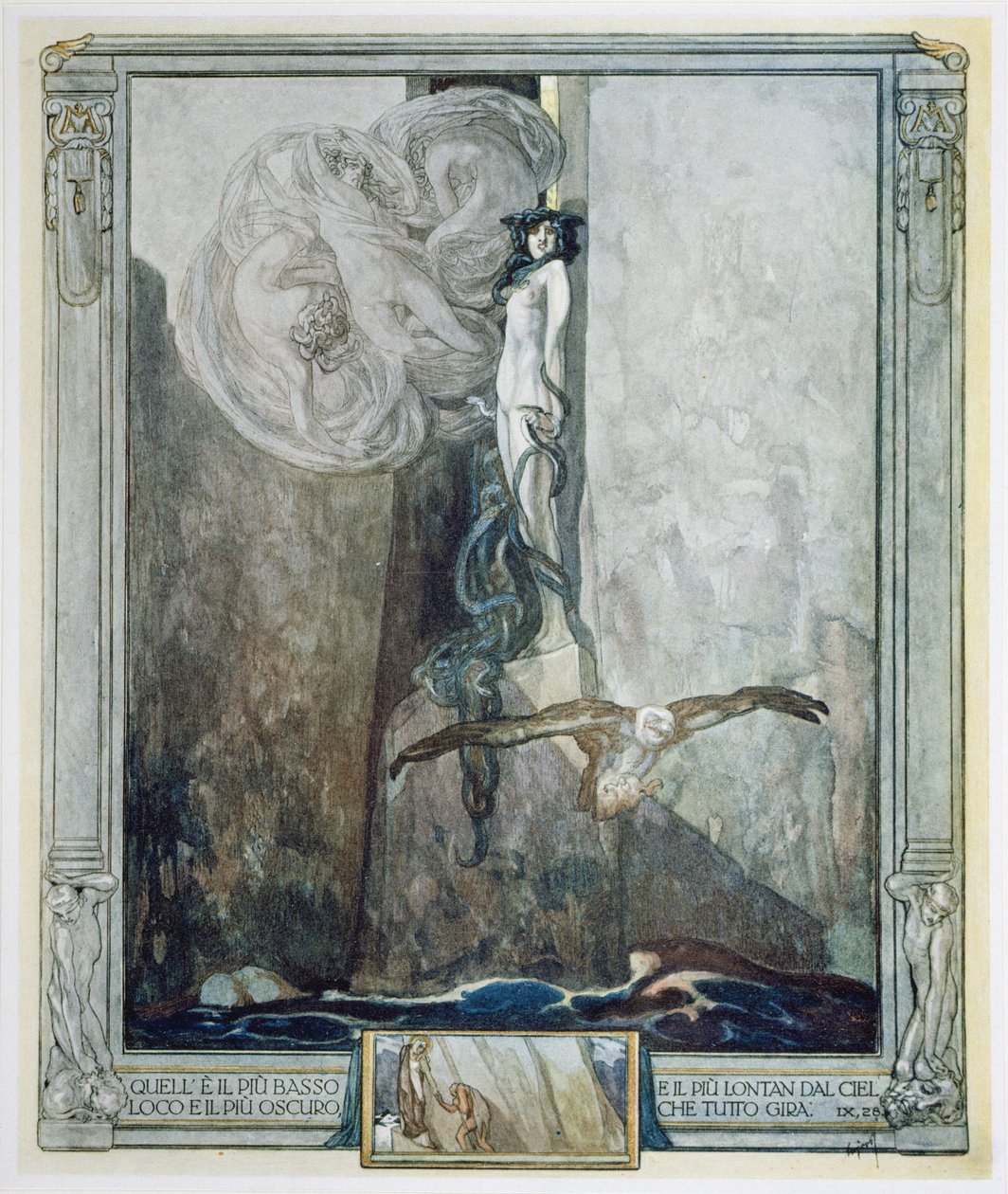 Illustratie uit Dante