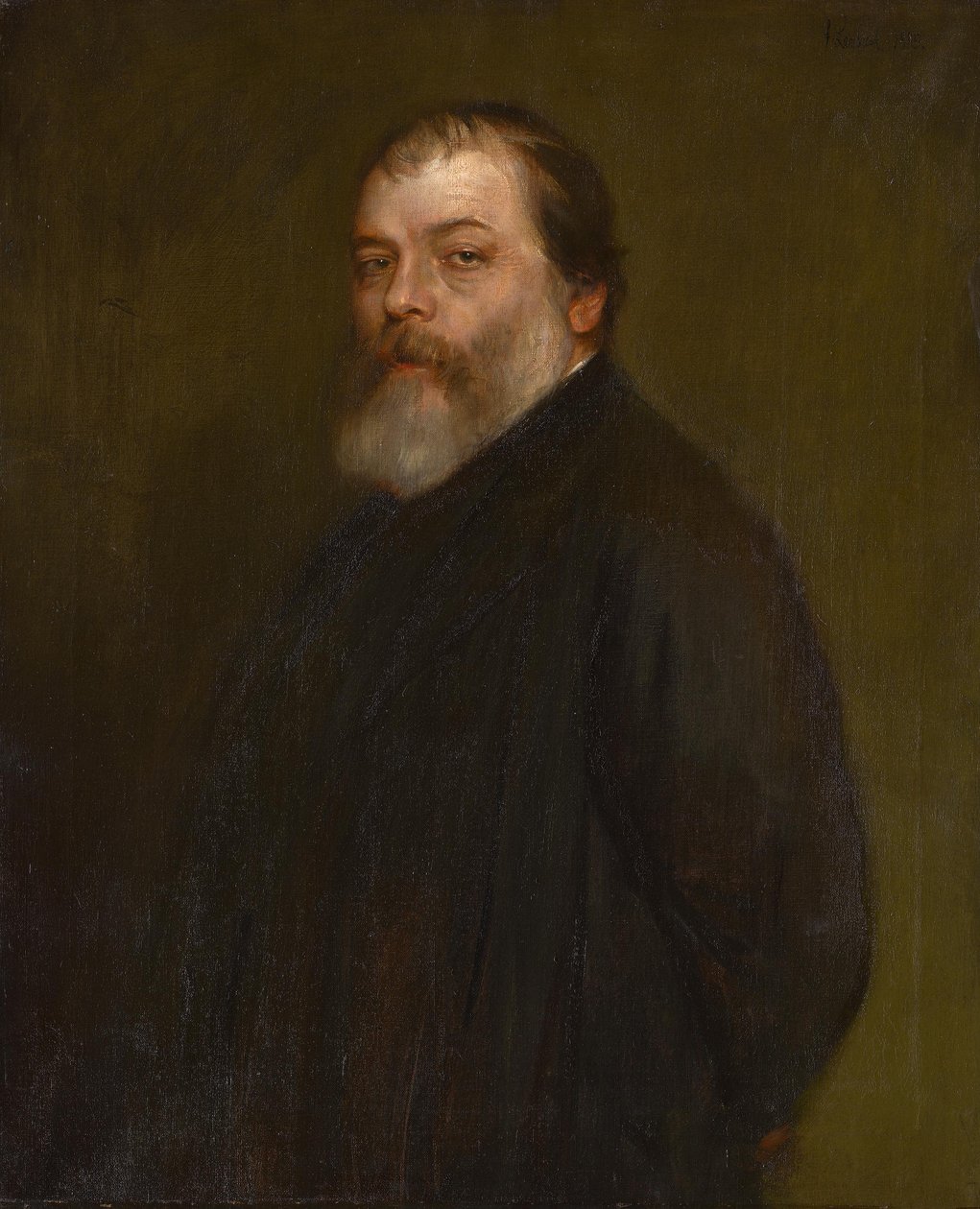 Alois Hauser (1831 - 1909) door Franz von Lenbach
