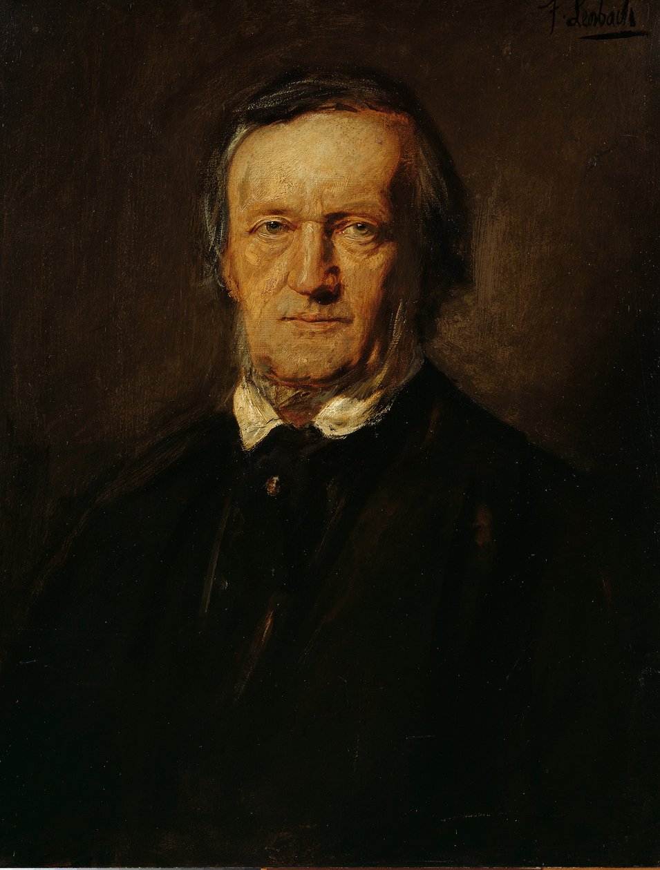 Portret van Richard Wagner door Franz von Lenbach