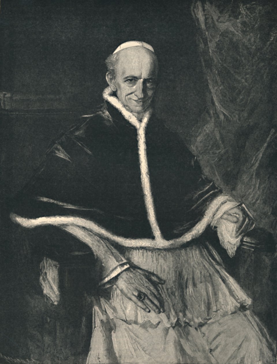 Zijne Heiligheid Paus Leo XIII door Franz von Lenbach