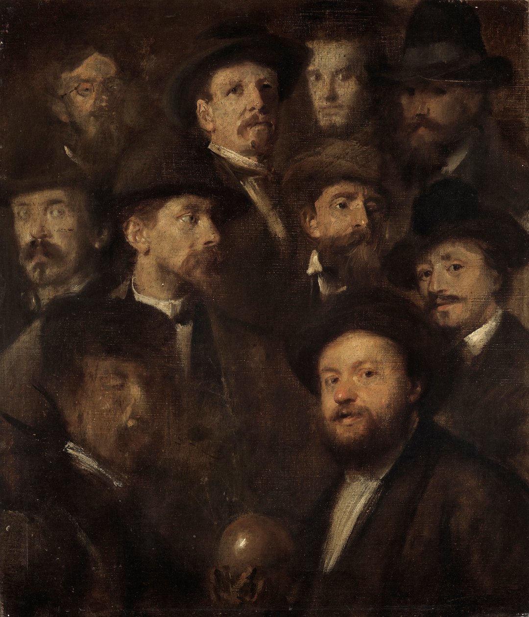 Kegelvereniging – Tien kunstenaarsportretten door Franz von Lenbach