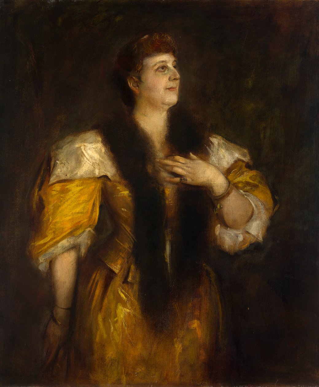Maria Ilona (Helene) gravin Erdödy door Franz von Lenbach