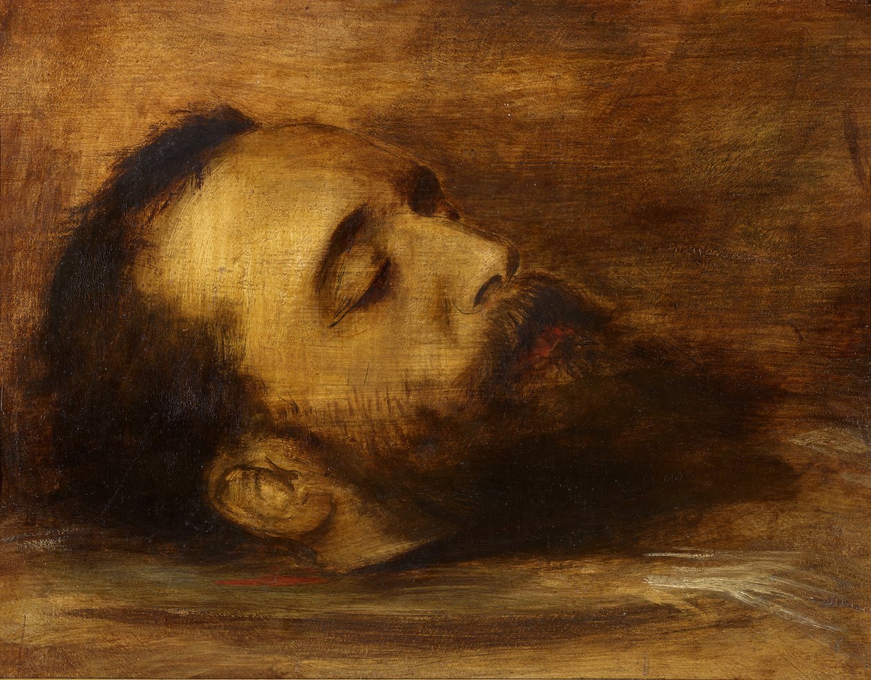 Portret van Hermann Levi als Johannes de Doper door Franz von Lenbach