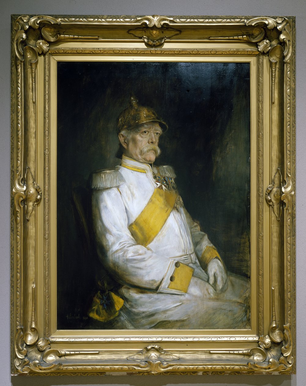 Portret van Otto Eduard Leopold von Bismarck door Franz von Lenbach