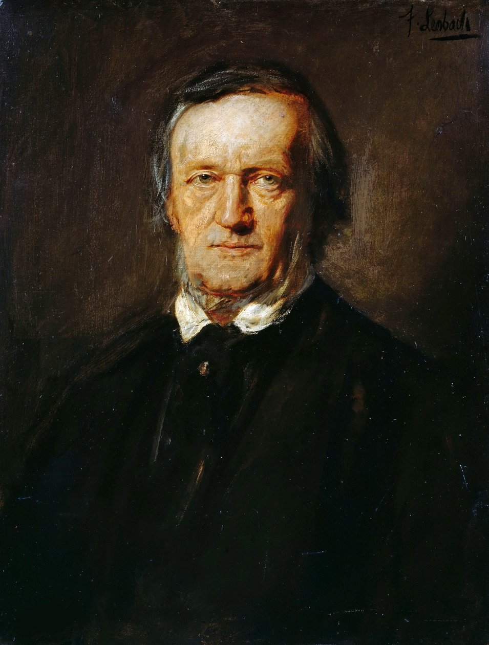 Portret van Richard Wagner door Franz von Lenbach
