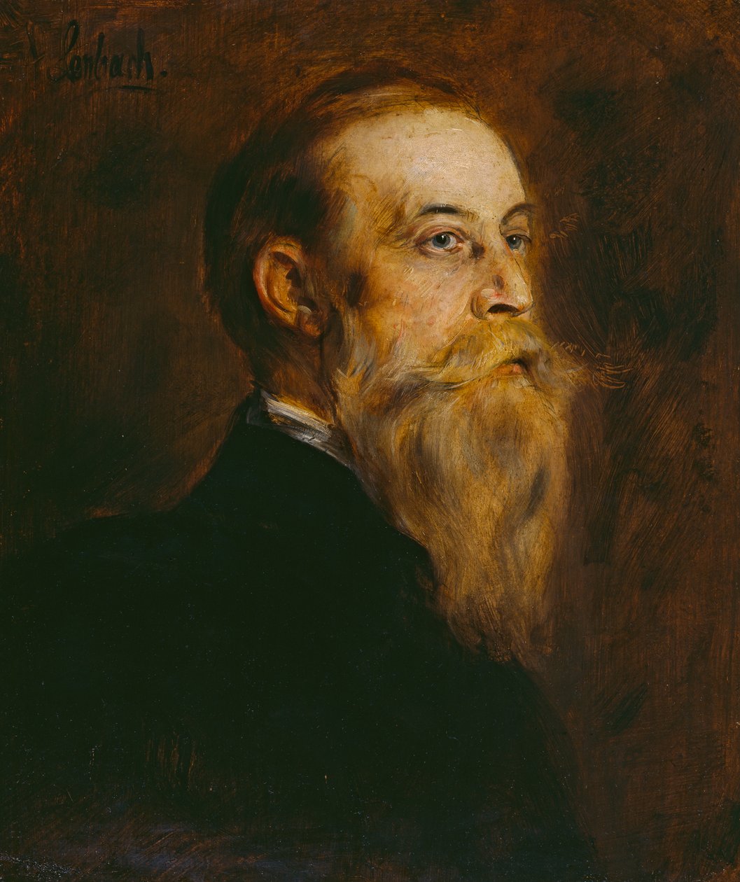 Reinhold Begas door Franz von Lenbach