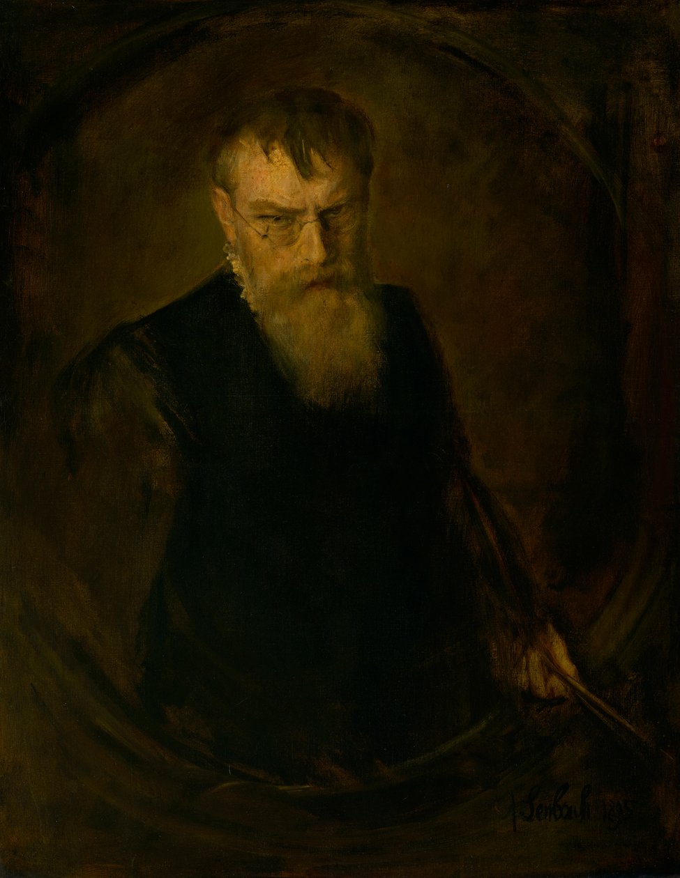 Zelfportret door Franz von Lenbach