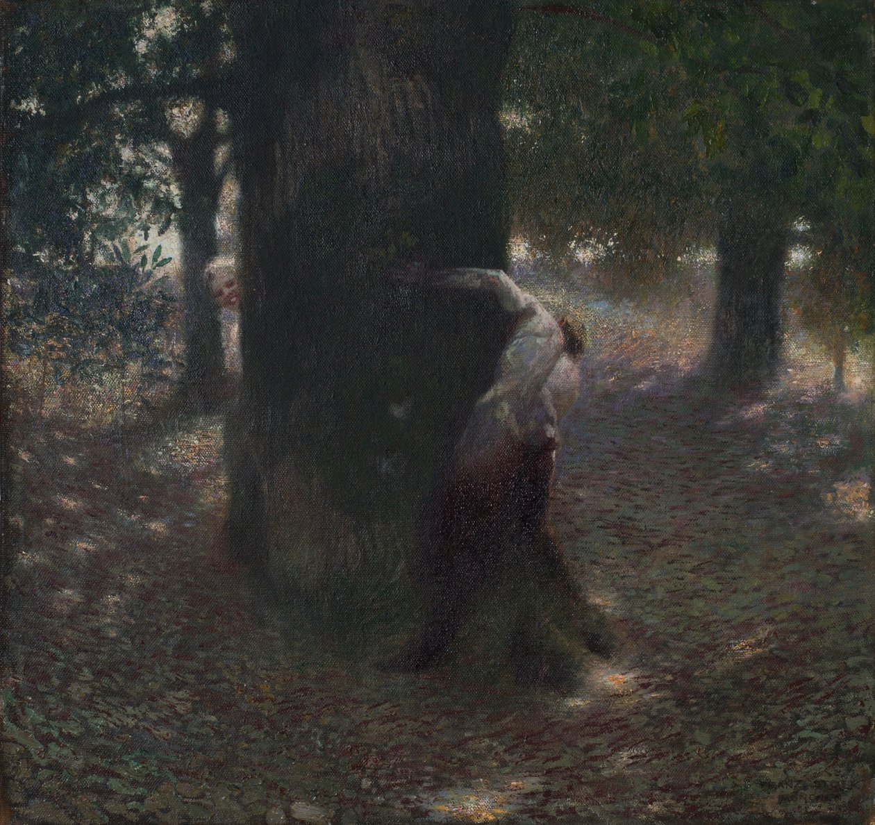 Plagerij door Franz von Stuck