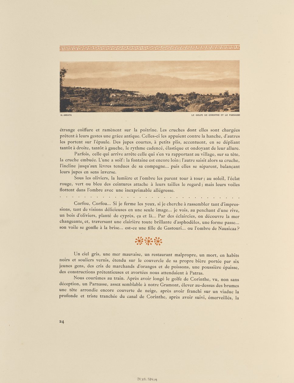 Akrata. De Golf van Korinthe en Parnassus door Frédéric Boissonnas