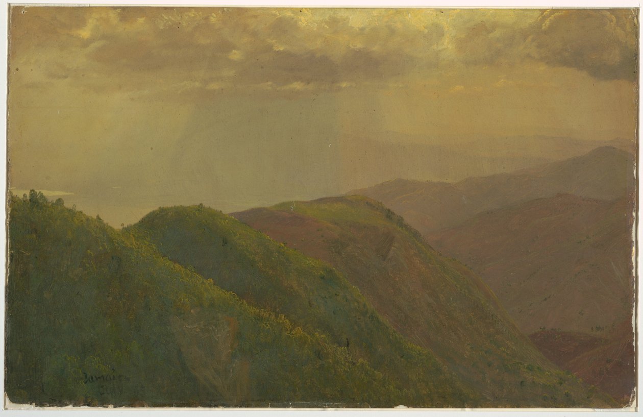 Landschap in Jamaica, West-Indië door Frederic Edwin Church