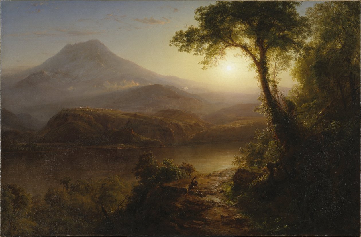 Tropisch landschap door Frederic Edwin Church