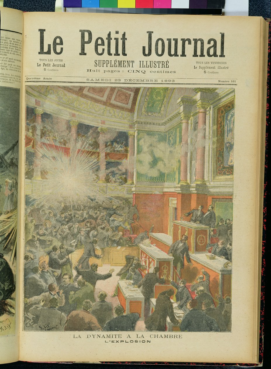 Dynamiet ontploft in de Kamer van Afgevaardigden, voorpagina van 