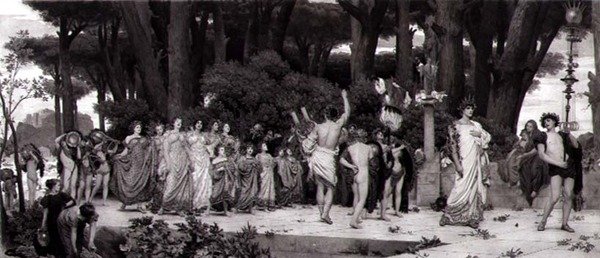De Daphnephoria, gedrukt in Parijs door Photogravure Goupil, pub. door The Fine Art Society door Frederic (after) Leighton
