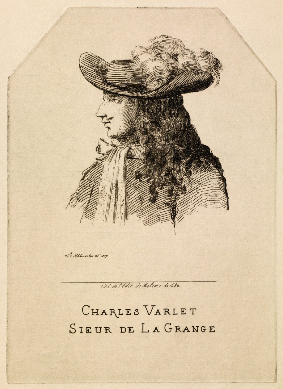 Portret van Charles Varlet door Frederic Desire Hillemacher