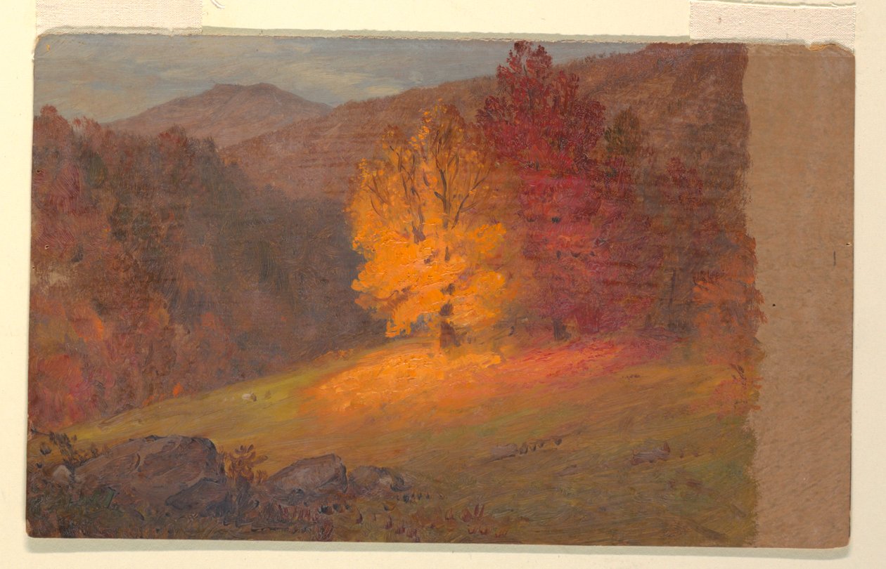 Herfstlandschap door Frederic Edwin Church