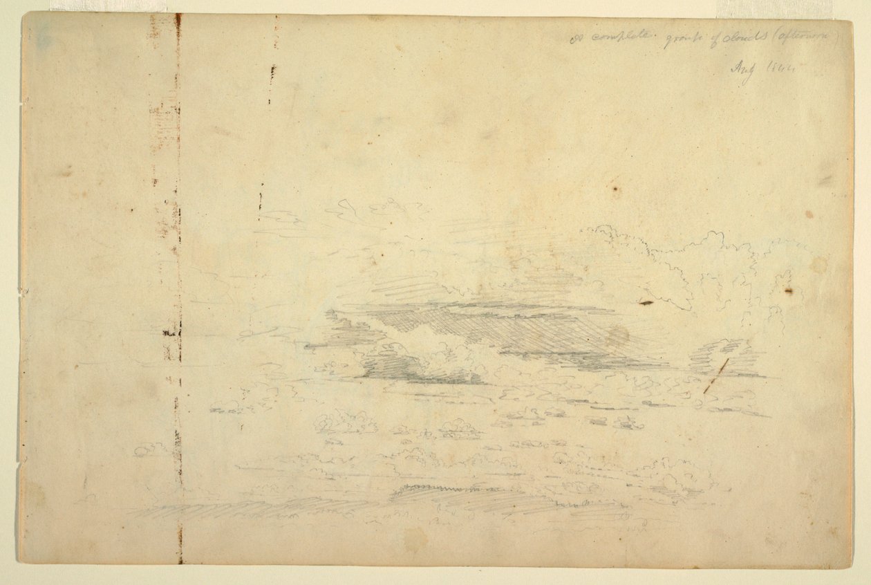 Wolkstudies door Frederic Edwin Church