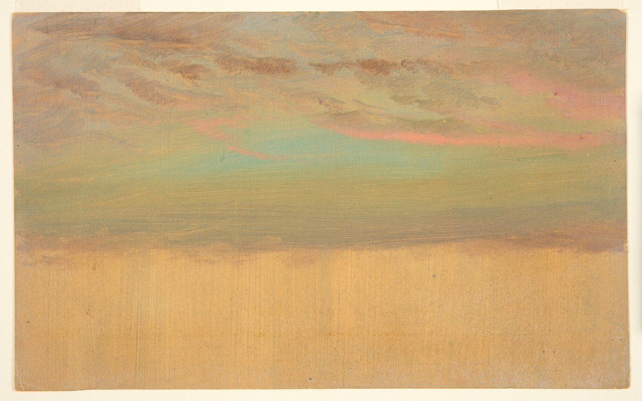 Wolkstudie door Frederic Edwin Church