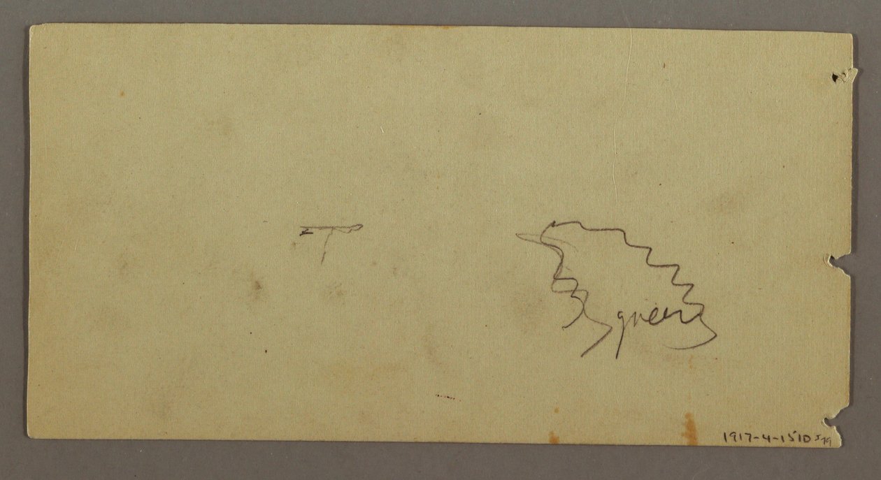 Tekening, Gebouw bij maanlicht, mogelijk 1869 door Frederic Edwin Church